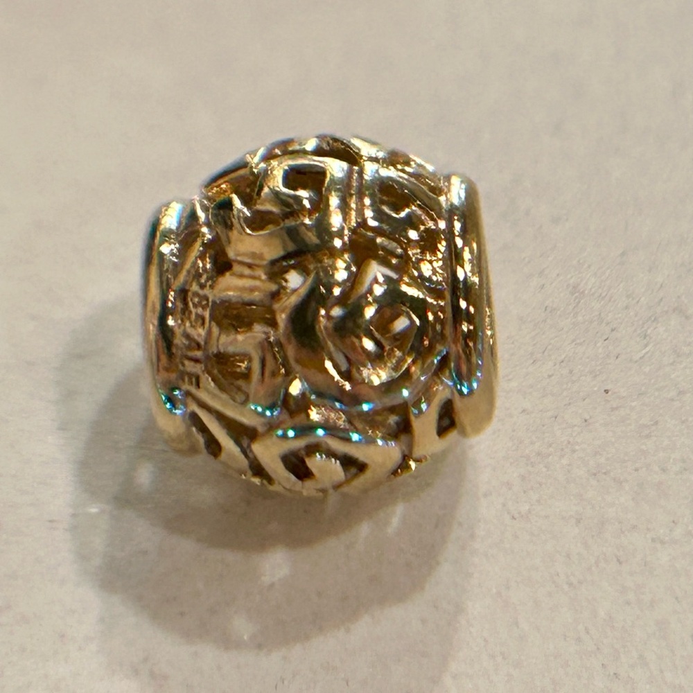 RETIRED 14k Gold Amazing Charm